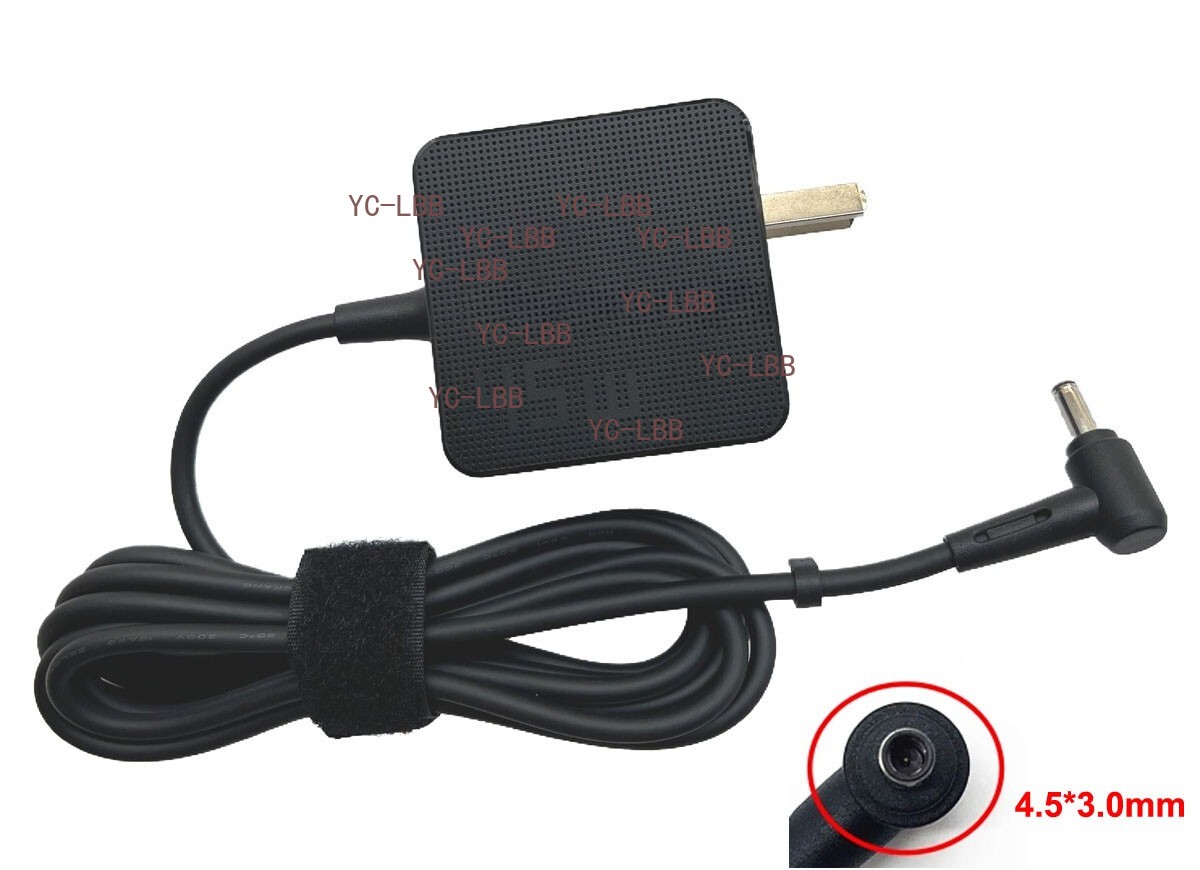 US Wall Plug 45W AC Adapter Charger ASUS Vivobook 15 F1504 F1504ZA Power Supply