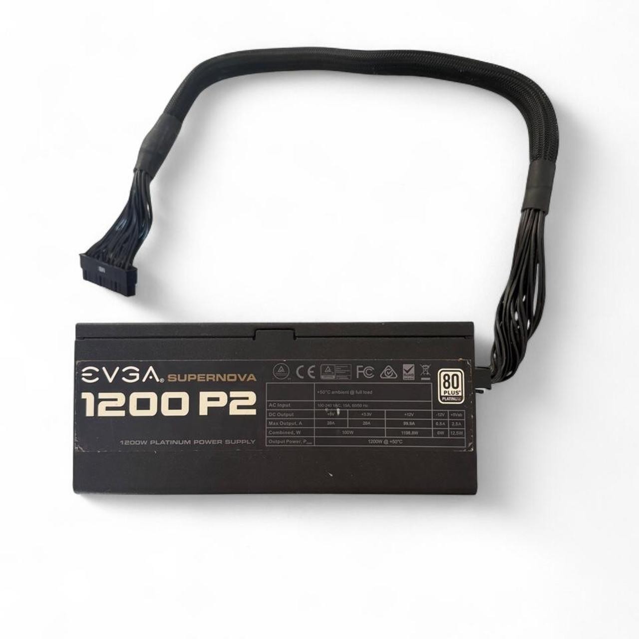 EVGA SuperNOVA 1200 P2 1200W Power Supply 80+ Platinum Fully Modular 220-P2-1200