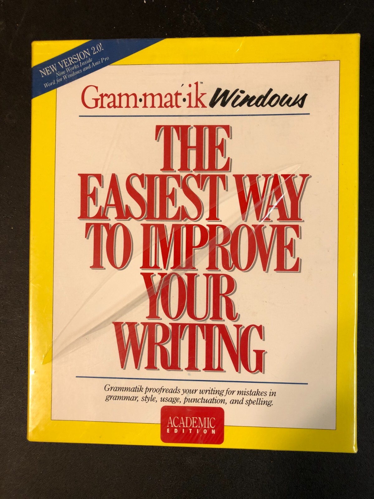 Vintage Grammatik Software - Windows  2.0 Software - Sealed/Shrink Wrap