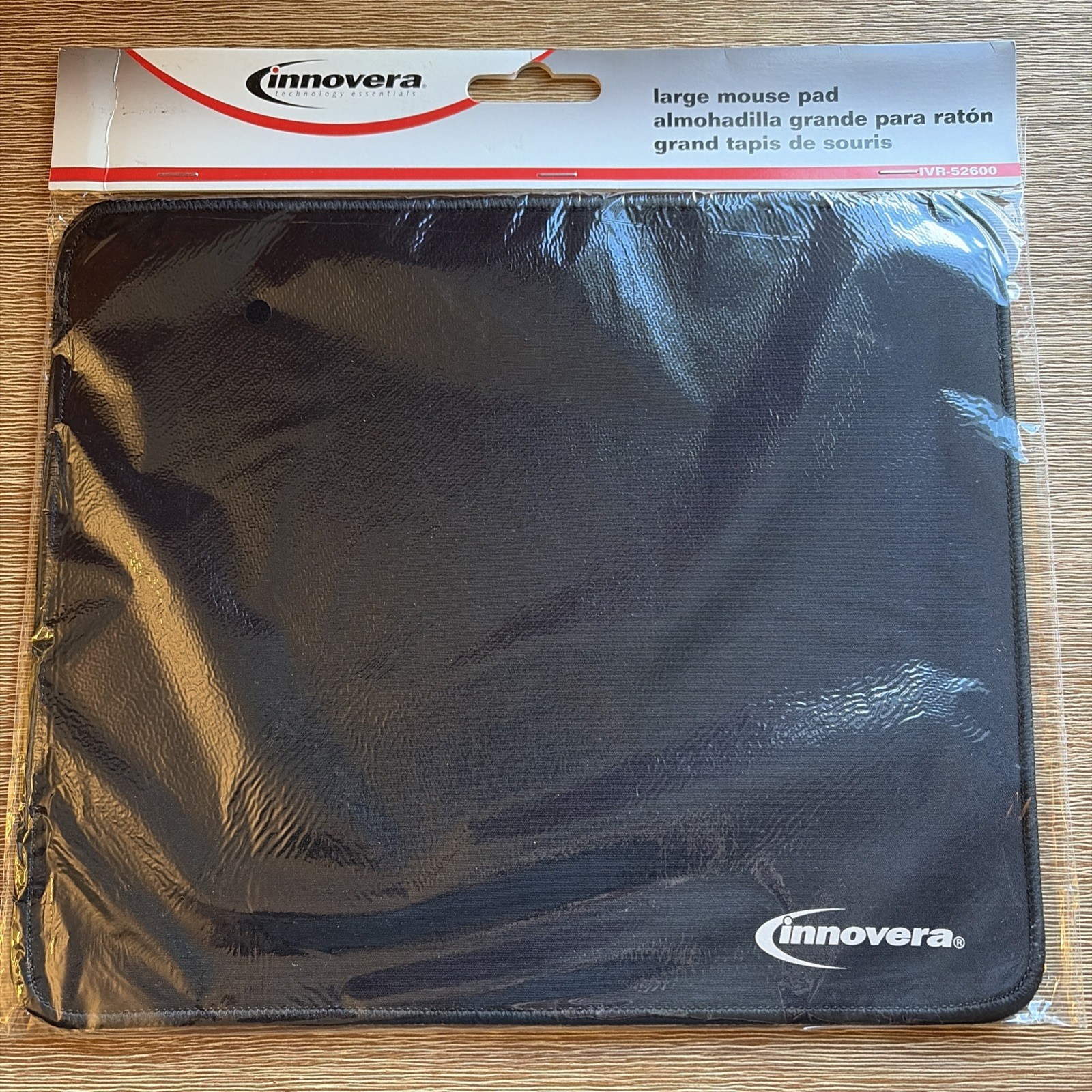 Innovera IVR52600 Large Mouse Pad, Nonskid, 9 7/8 X 11 7/8 X 1/8, Black New