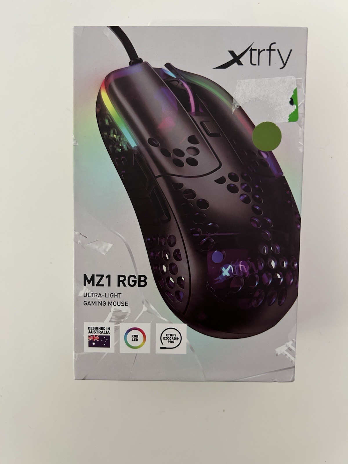 XTRFY MZ1, Ultra-Light Wired Gaming Mouse, Pixart 3389 Sensor