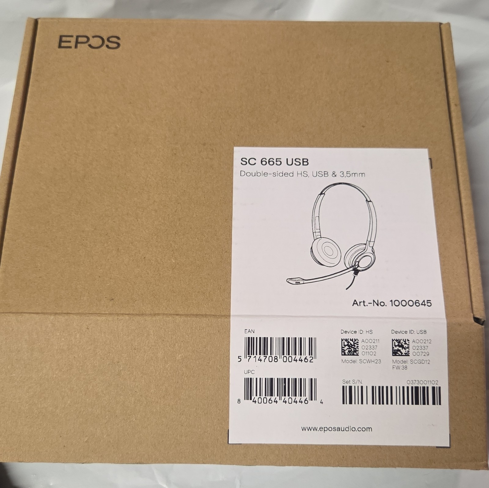 EPOS | SENNHEISER SC 660 ANC USB Double-Sided Computer Business Headset 508311