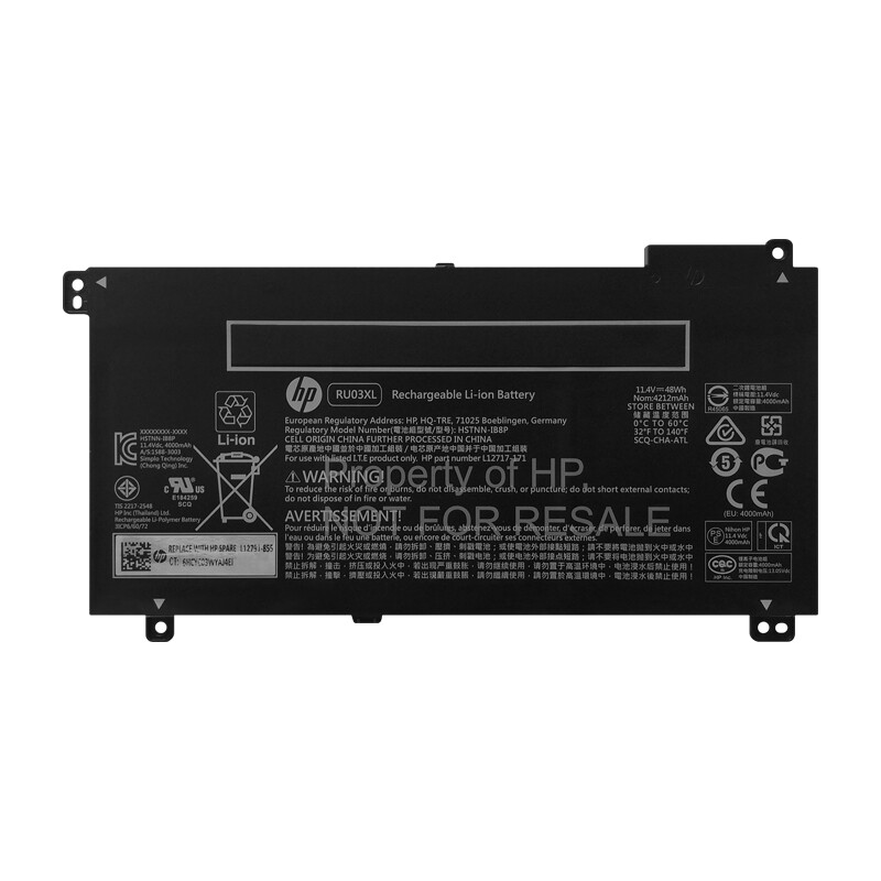 genuine RU03XL Battery HSTNN-UB7P for HP L12717-421 L12717-541 L12791-855 11.4V