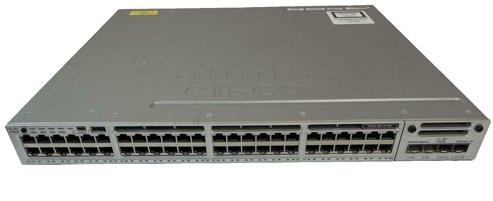 CISCO Catalyst 3850 Series 48-Port Ethernet Switch WS-C3850-48P-S V02 -Very Good