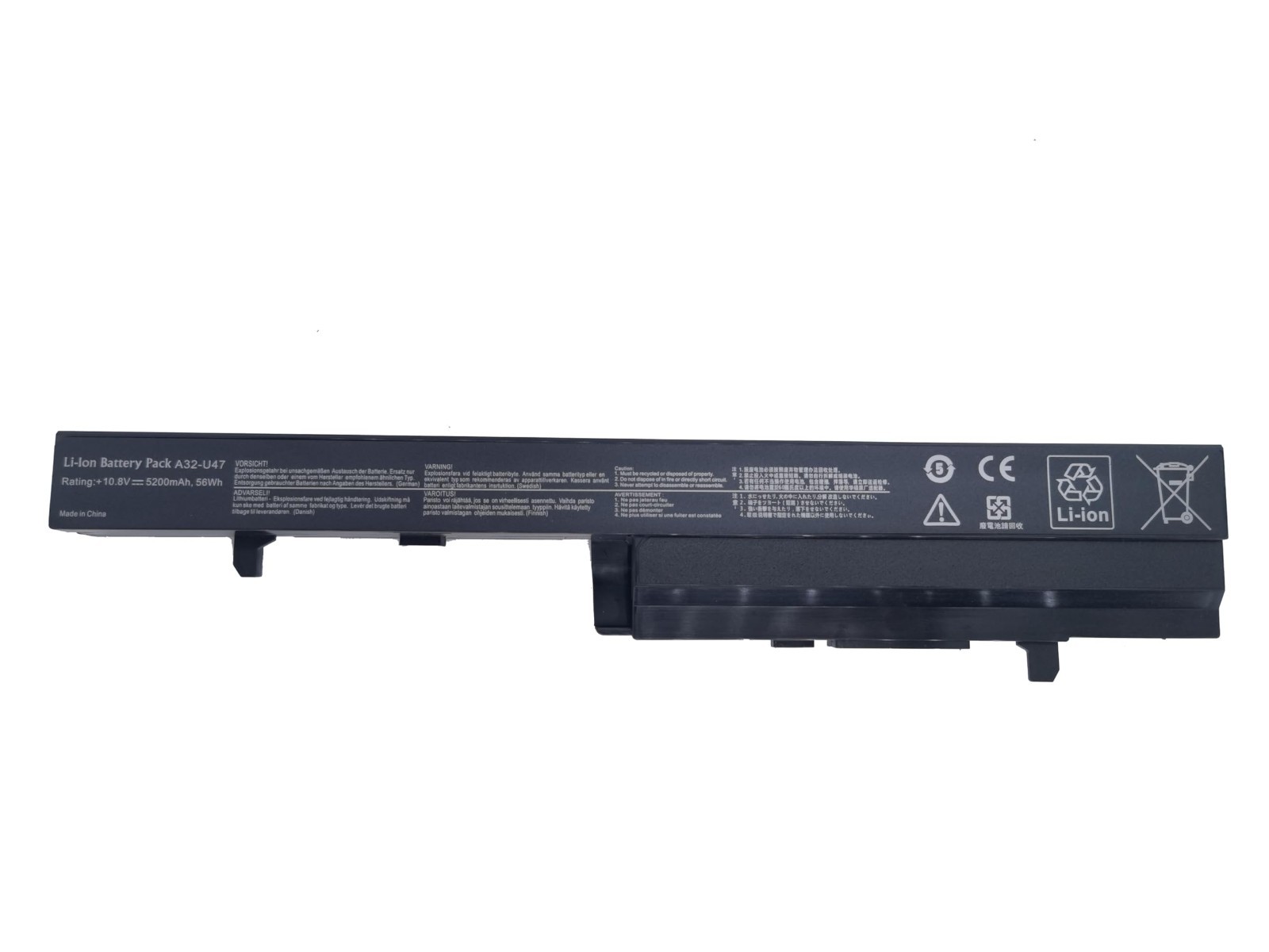 Replacement Laptop Battery for Asus U47 Series - 10.8V 5200mAh/56Wh, Compatible