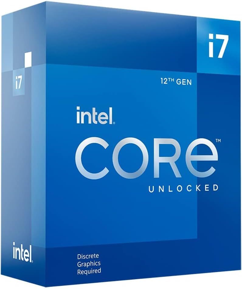 Intel Core i7-12700KF Gaming Desktop Processor 12(8P+4E) Cores up to 5.0 GHz CPU
