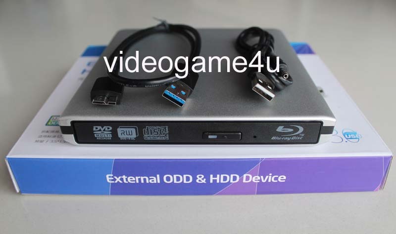 USB 3.0 External Pioneer BDR-TD04 05 3D 6X Blu-Ray Burner Writer BD-RE DVD Drive