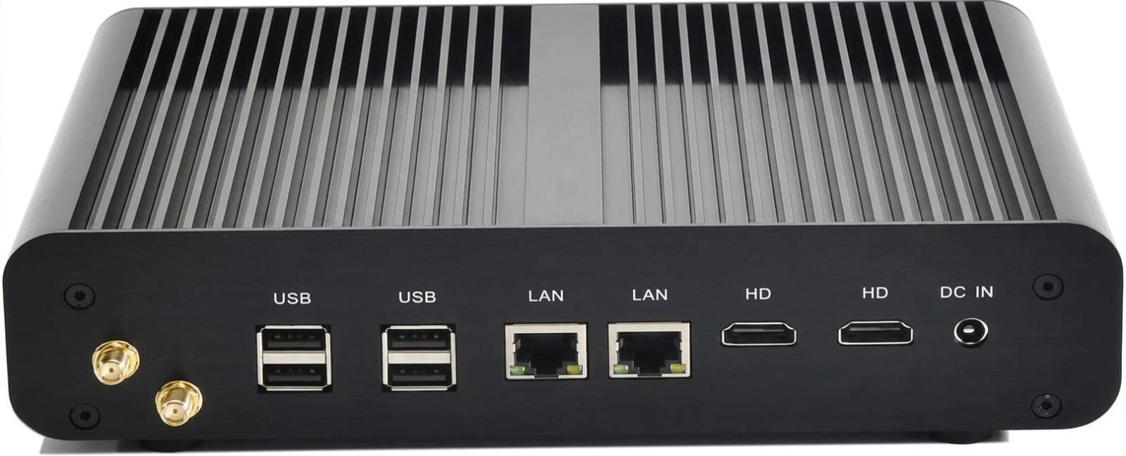Fanless Industrial Mini PC - Core i7 5TH Gen - 16GB RAM - 256GB SSD