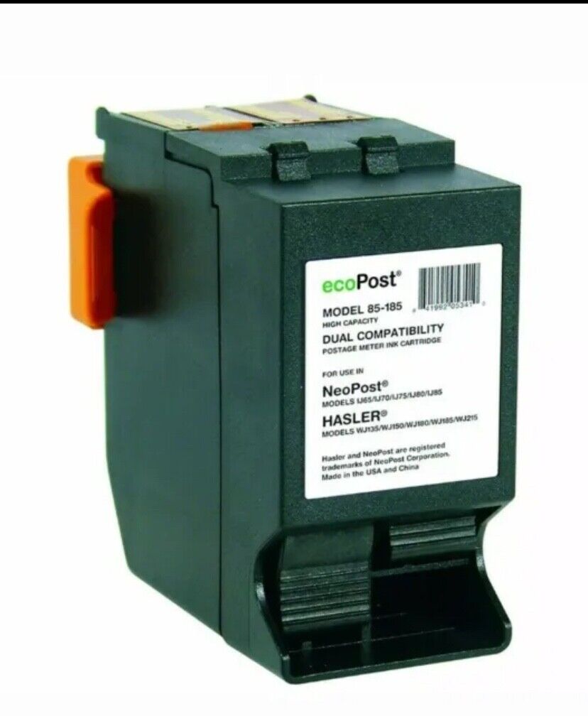 ecoPost 85-185 High Capacity Dual Compatibility Postage Meter Ink Cartridge.