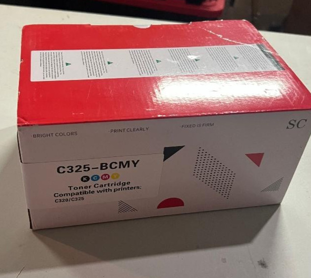 C320 C325 Toner Cartridge for Xerox Printers 4 Pack BCMY NEW