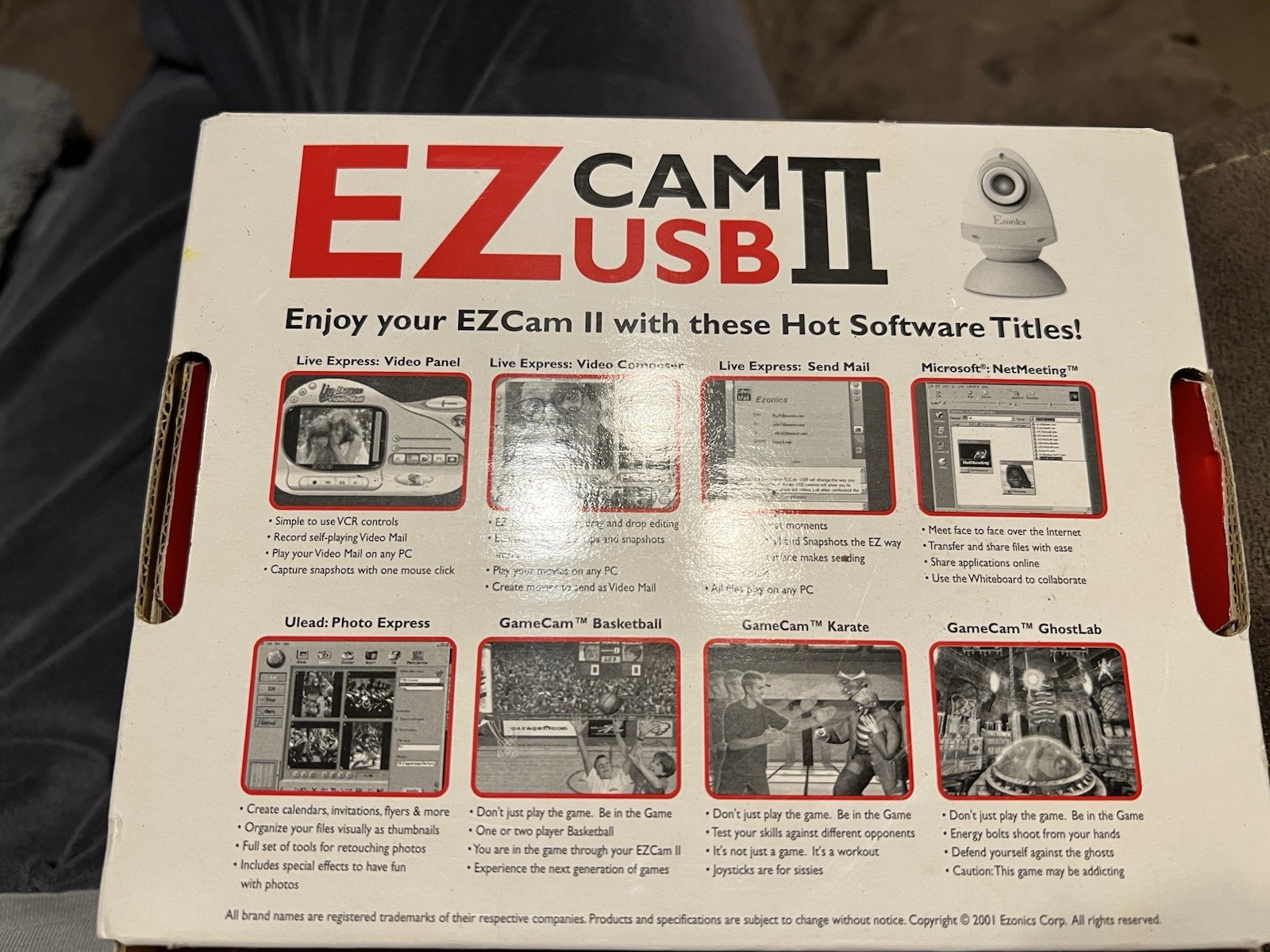 Ezonics Ez Cam USB II 4 In 1 PC Camera EZ-305B Very Good