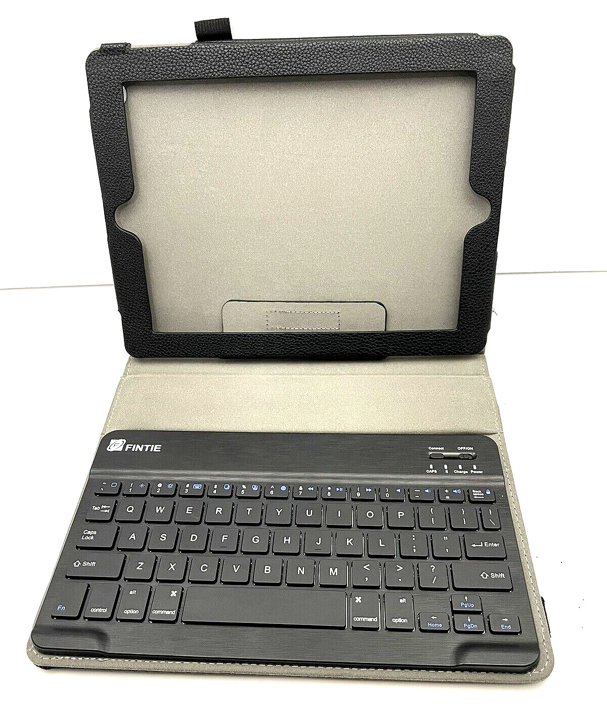 Tested Finite Tablet Keyboard W/ Case Black 9.5 x 6.25 Power Bluetooth and keys
