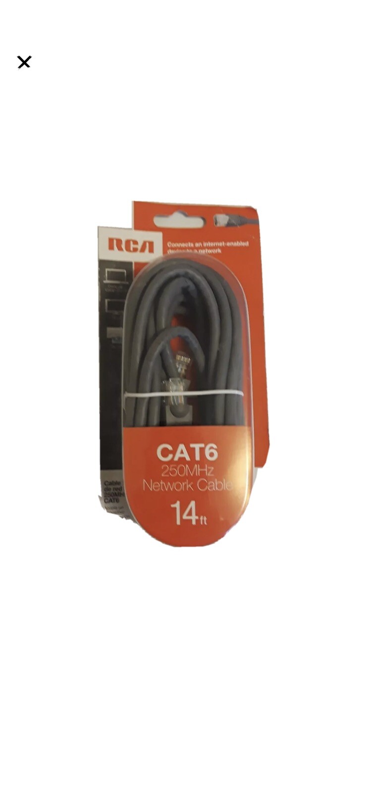 RCA 14' Cat6 Cat 6 250 MHz Network Cable BRAND NEW TPH631R 