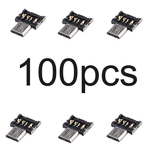 chenyang 100 Pack Micro USB OTG Adapter Male to 2.0 100 PACK