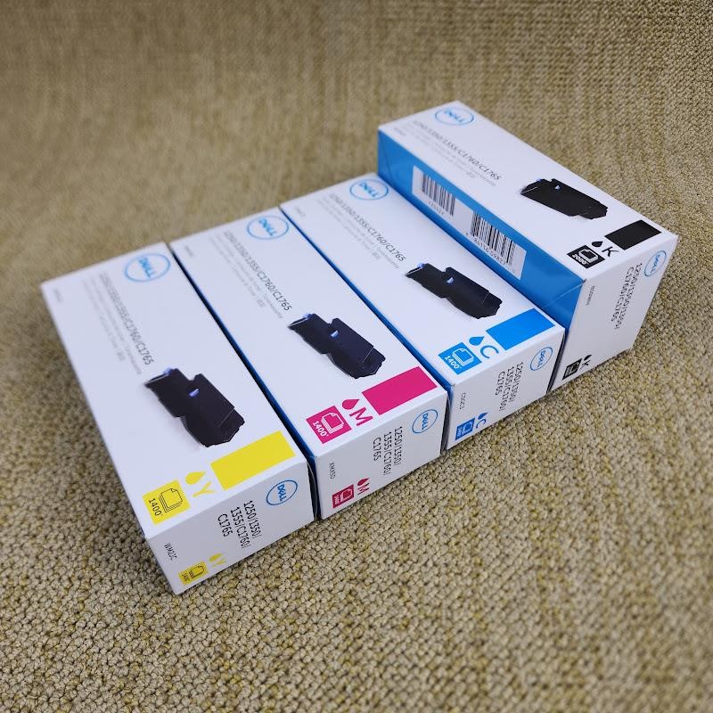 Genuine Dell OEM Toner Set 810WH C5GC3 XMX5D WM2JC Black Cyan Magenta Yellow NEW