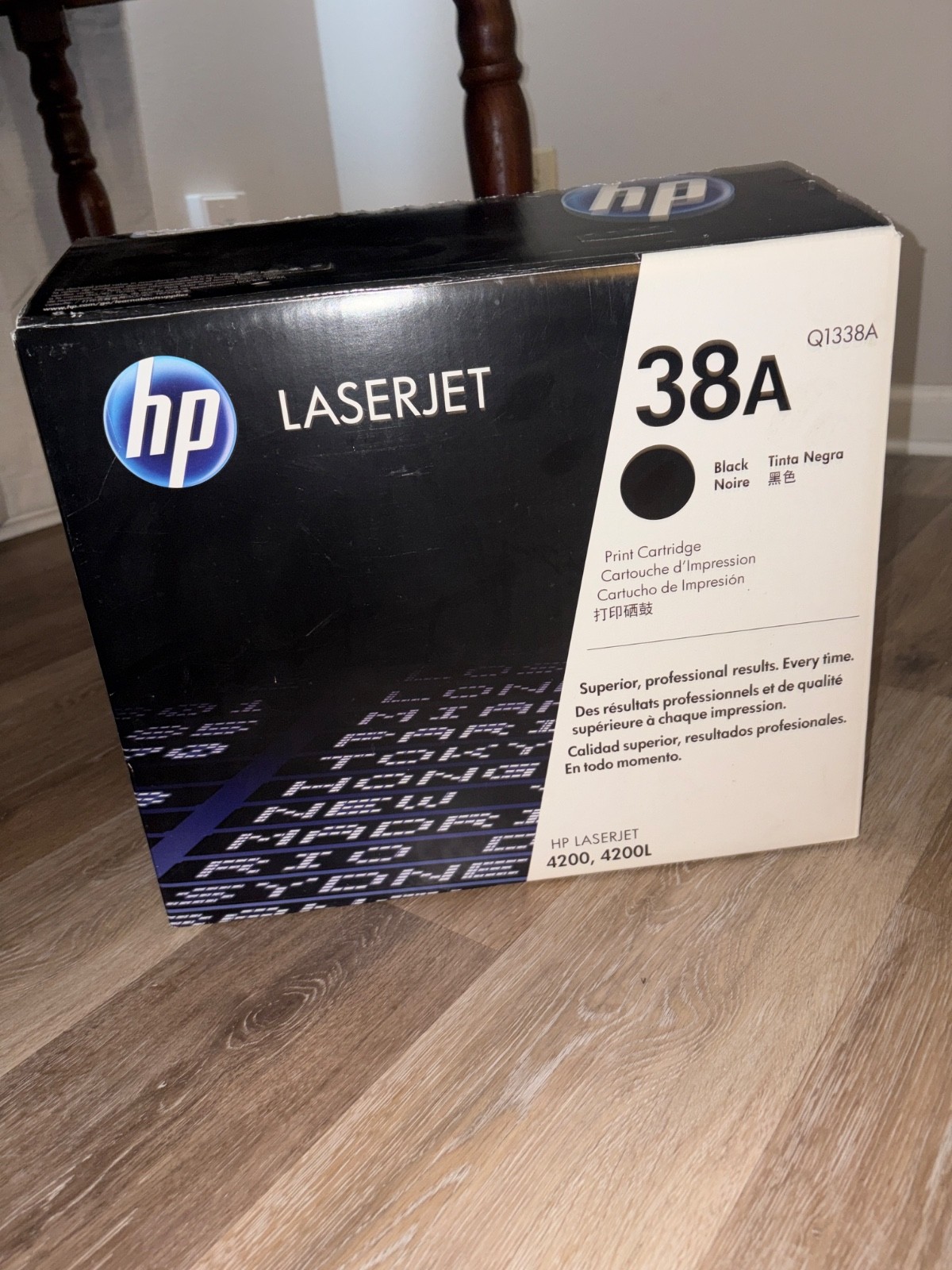 HP 38A (Q1338A) Black Toner Cartridge