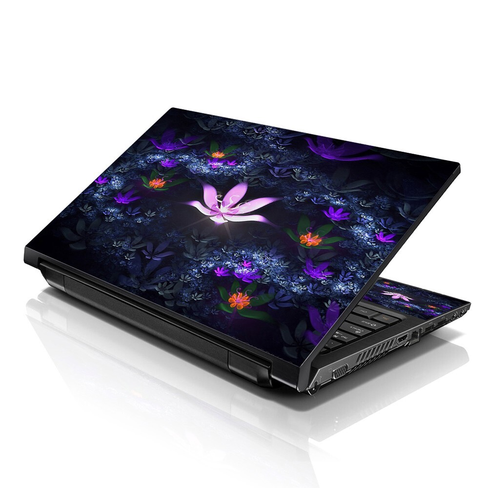 Laptop Skin Sticker Decal Cover for Notebook Apple Dell Asus Lotus Pond 13-16 in