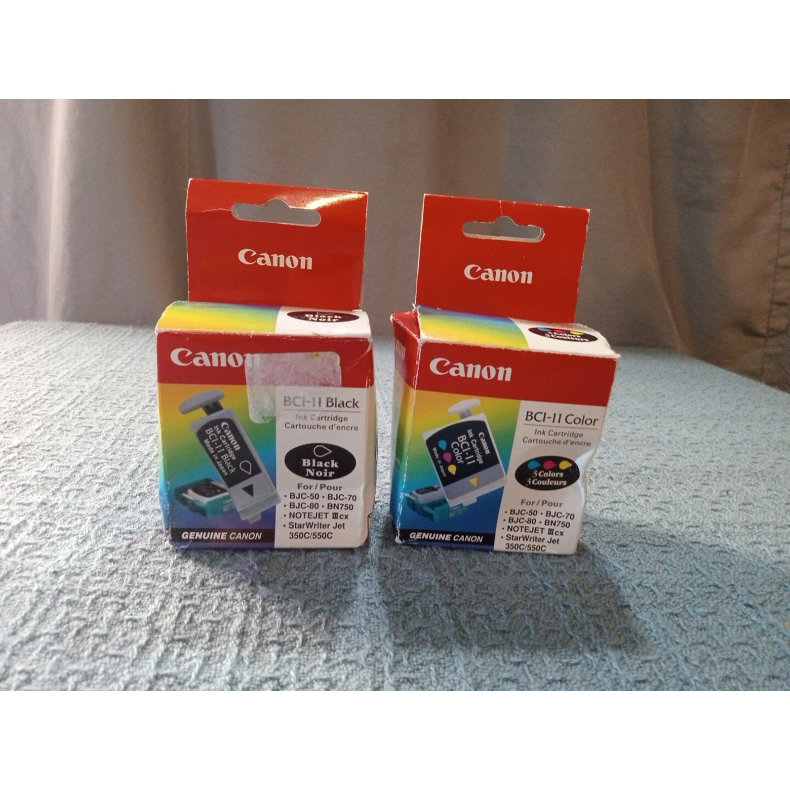 New Sealed Canon BCI - 11 Black Color Ink Cartridges 2 Of Each Fast 