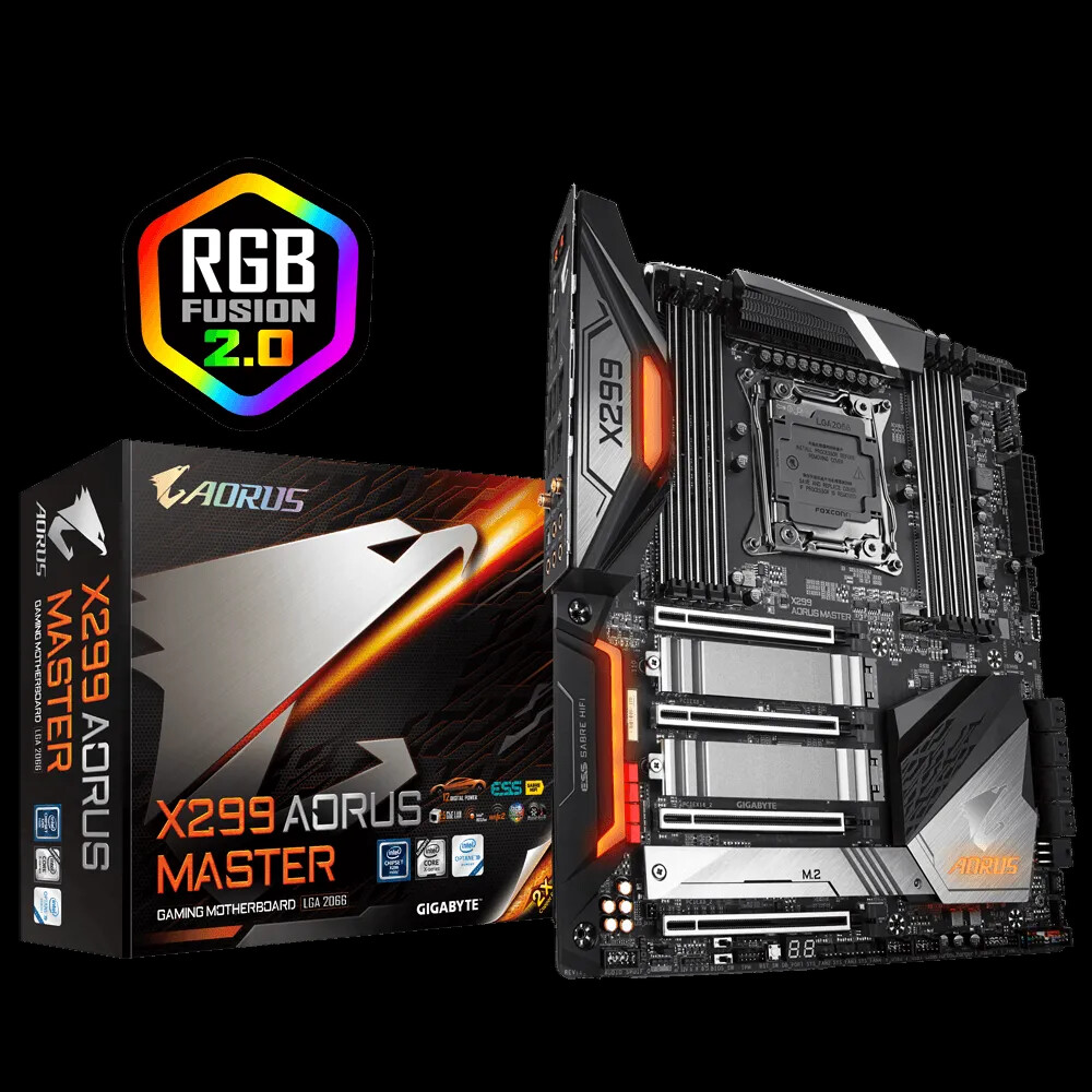 GIGABYTE X299X AORUS MASTER LGA 2066 Intel Motherboard
