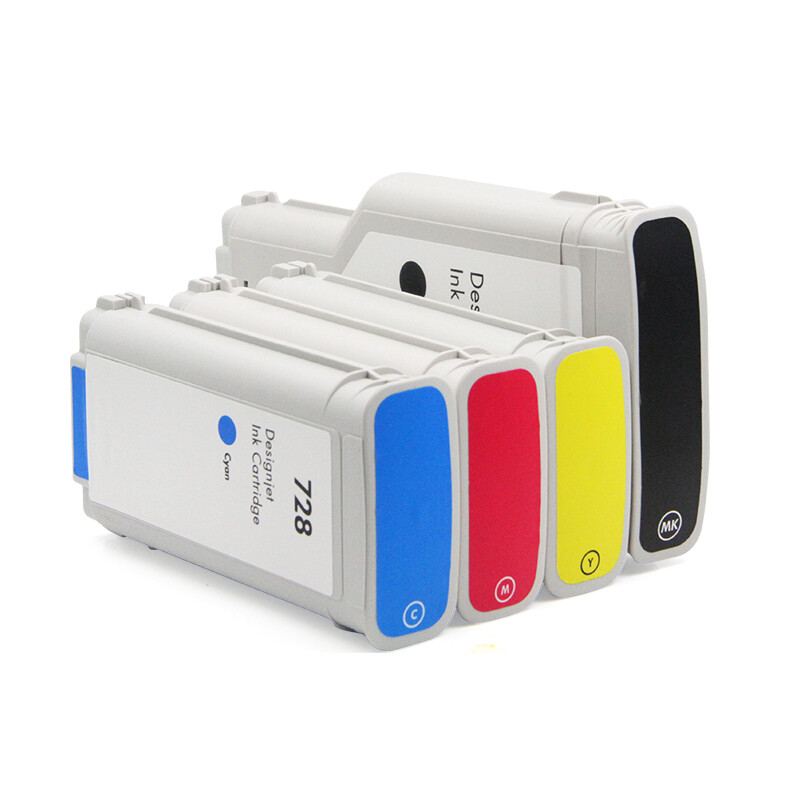 4PC/SET For hp 728 Compatible Ink Cartridge With Ink For HP T730 T830 Printer