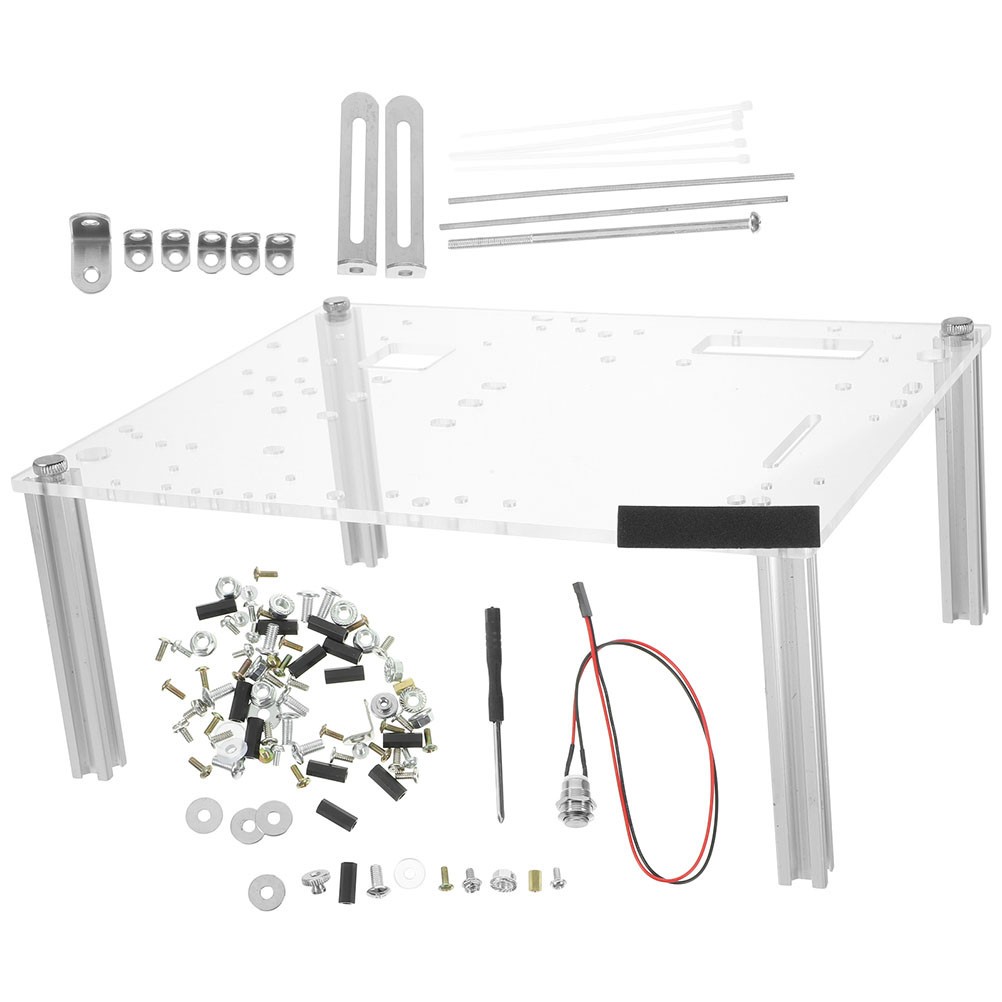 DIY Open Air Computer Case Bench Frame Aluminum Motherboard Bracket Compact