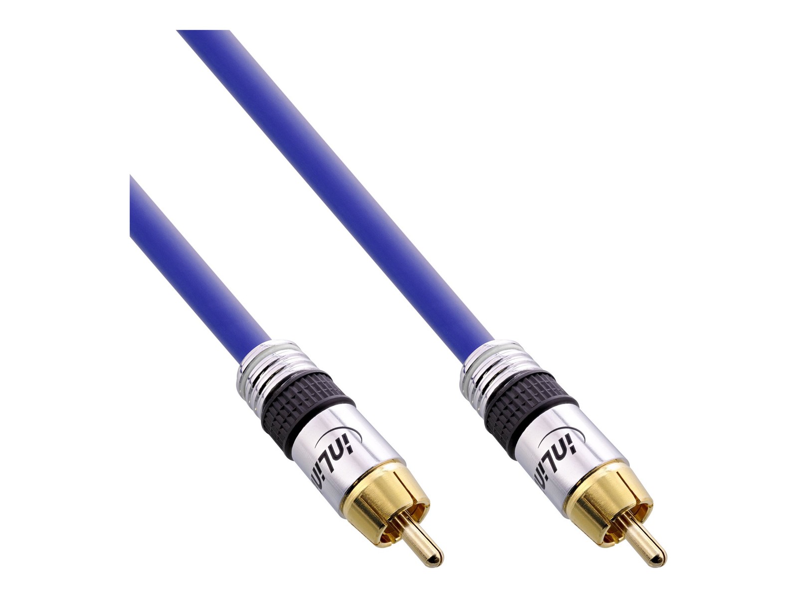 InLine Audio Cable 1x RCA Male / Male 3m Gold Shielded PREMIUM 89403P