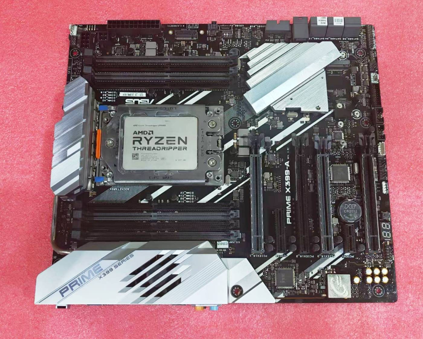 For ASUS PRIME X399-A Motherboard Compatible 2950X 2970WX 2990WX Work well