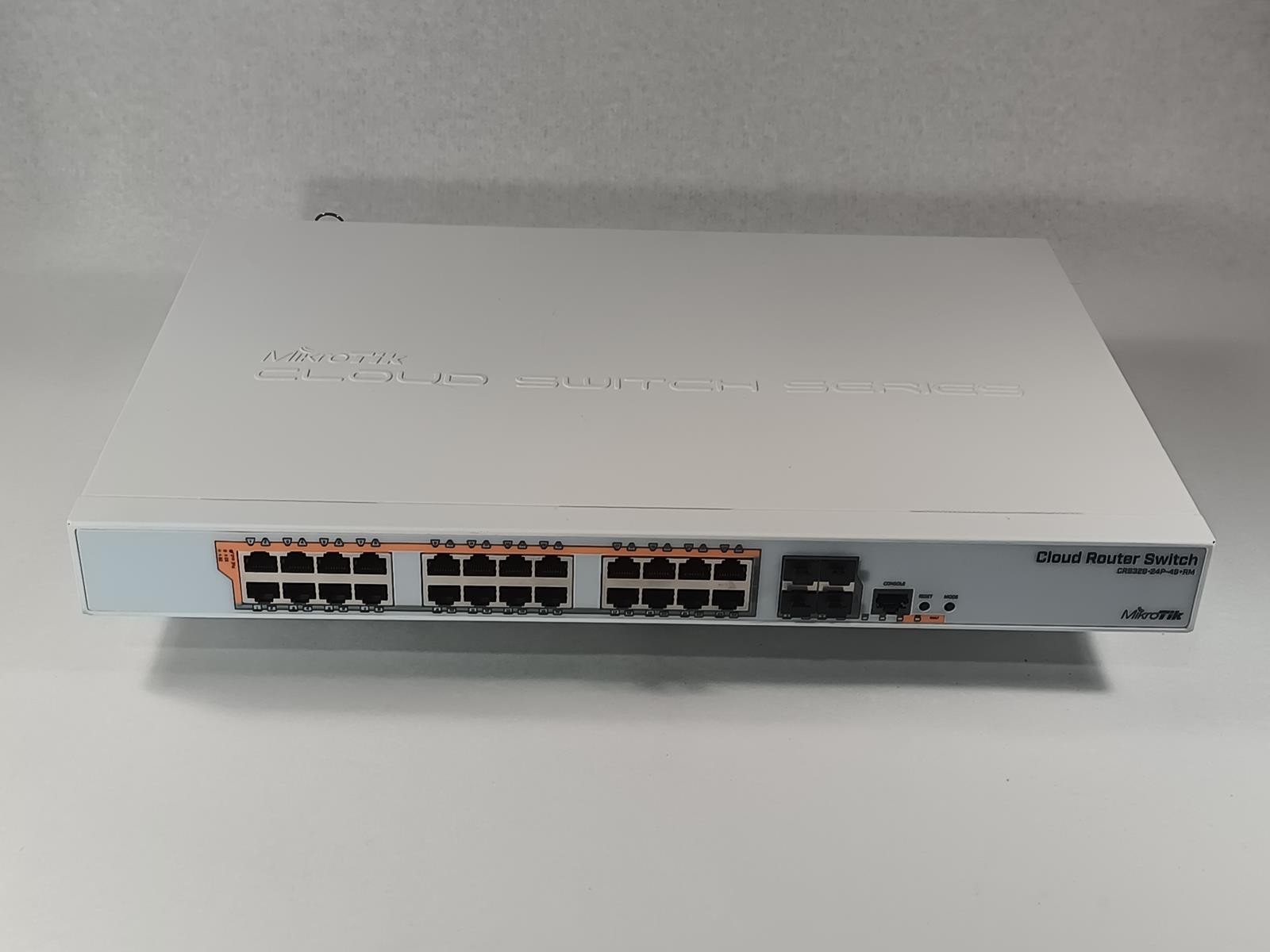MIKROTIK CRS328-24P-4S+RM | 28 Port | PoE+ L2 / L3 Switch & Router | 10Gbit SFP+