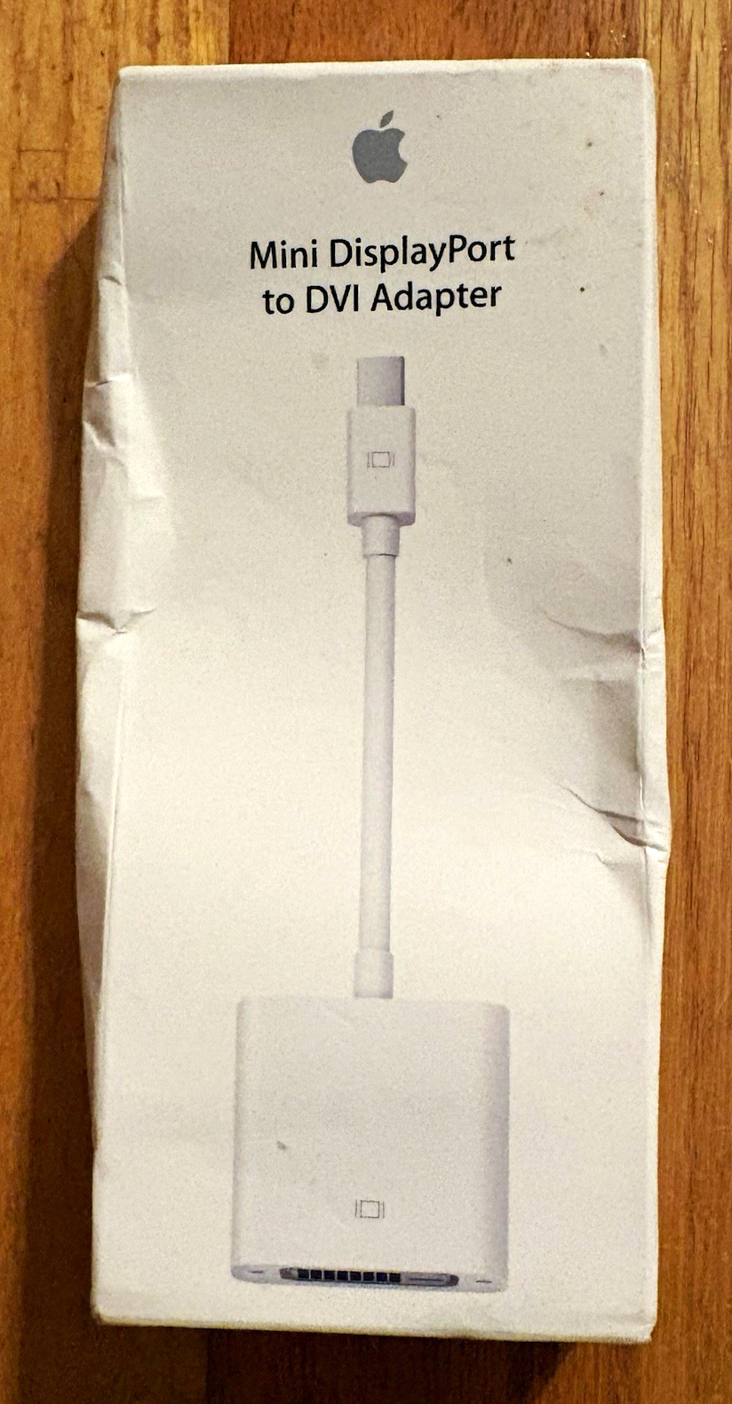 Apple Mini DisplayPort Male to DVI Female Adapter MB570Z/B A1305 Damaged Box