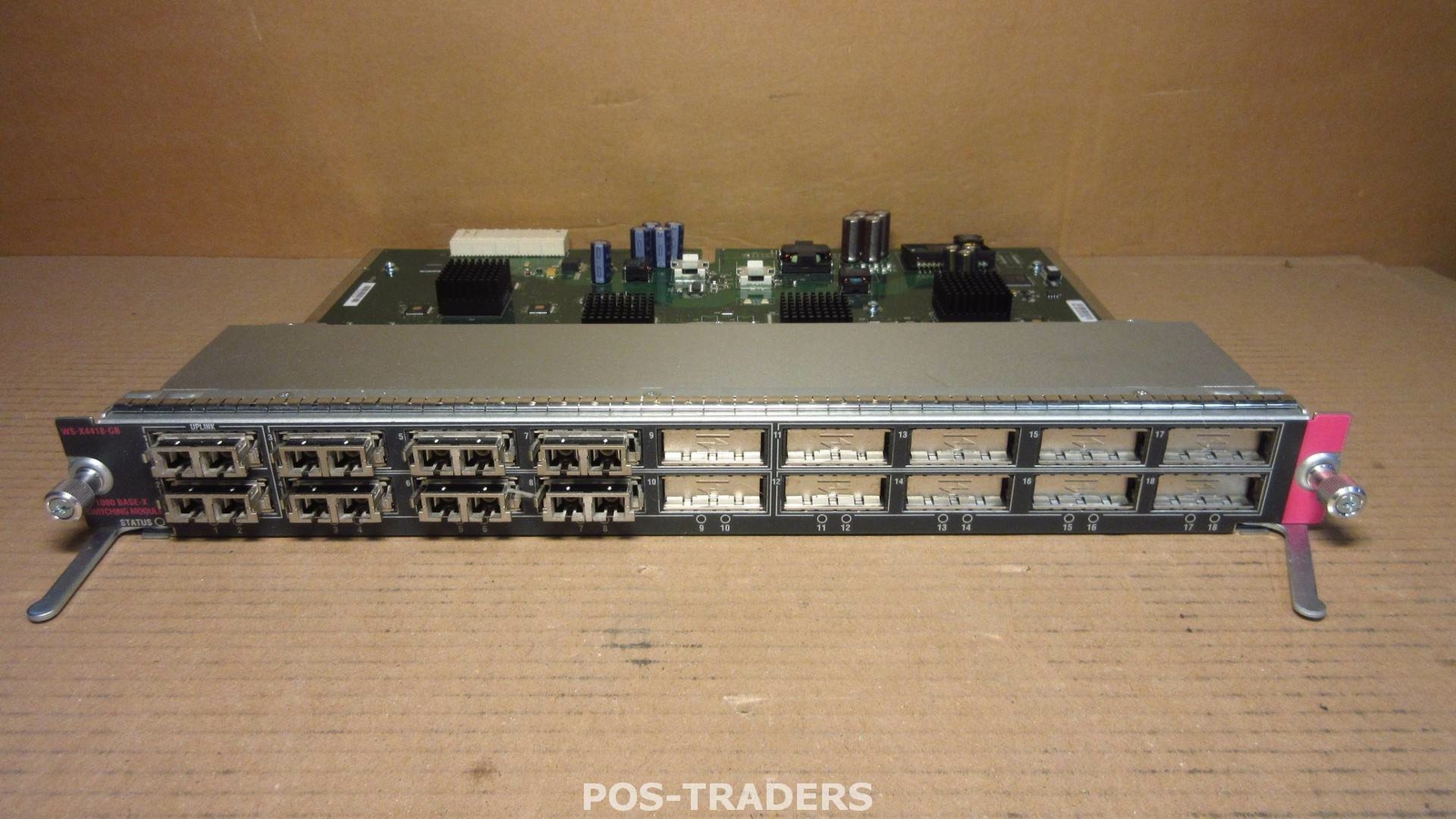 Cisco WS-X4418-GB 18-Port GBIC Gigabit Module INCL 8X GBICS - FROM CISCO 4506