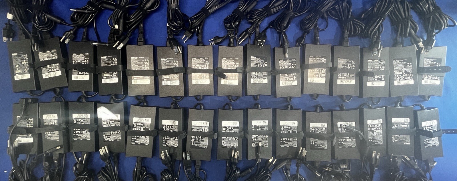 Genuine Dell 130W AC Adapter Laptop Charger 7.4mm Big Tip Large Barrel Lot of 30