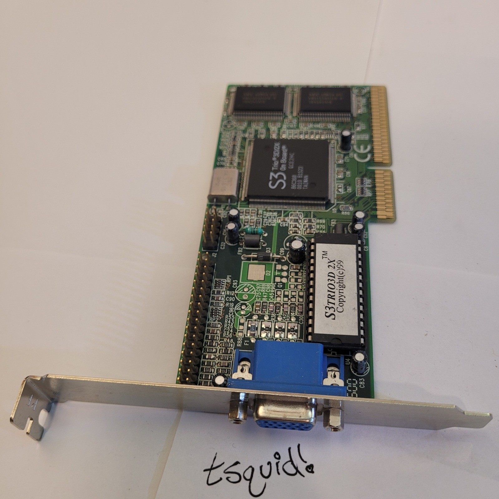 S3 Trio 3D/2X 4MB AGP Video Graphics Card VGA 86C368 Retro Gaming GPU