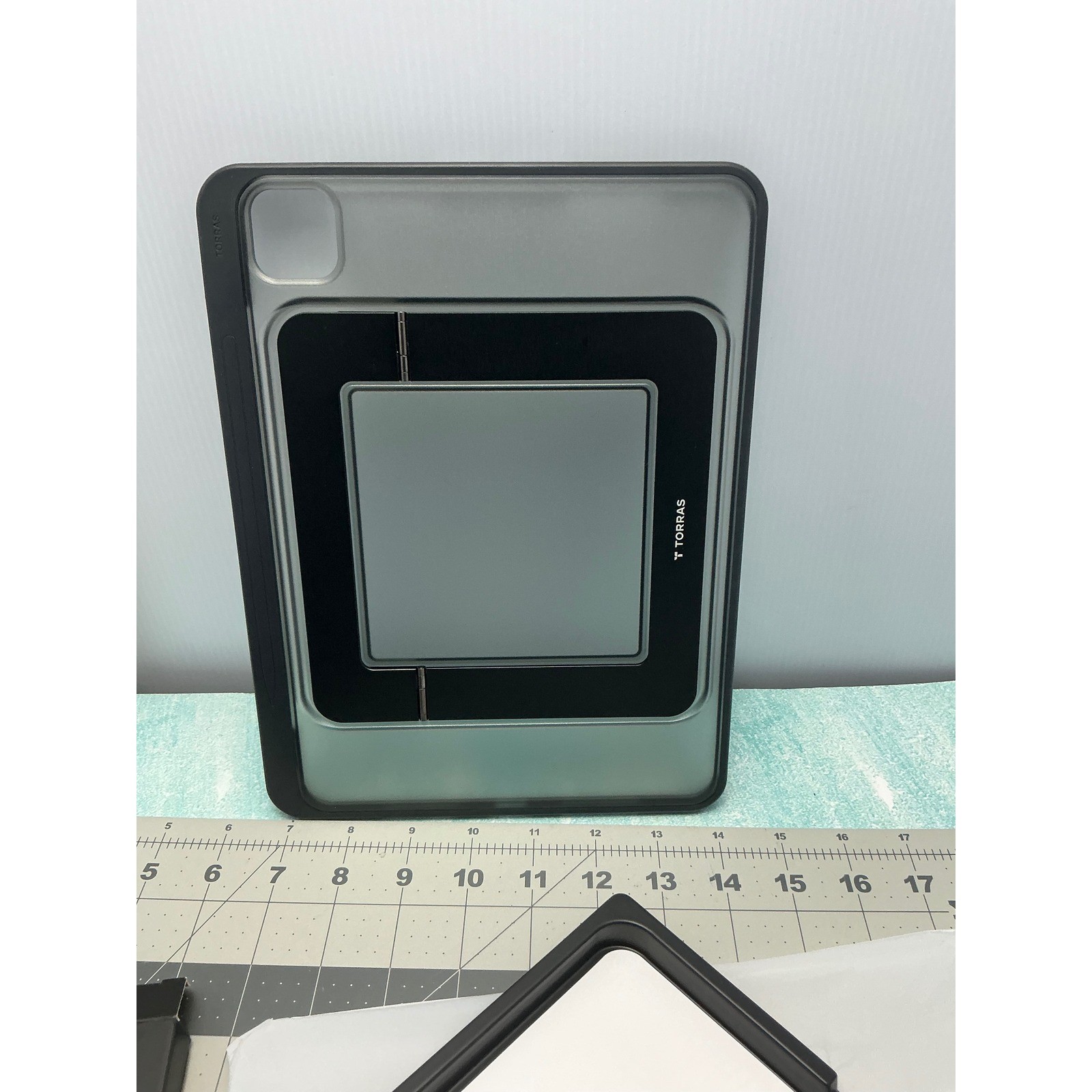 TORRAS Ostand K1 Guardian Case for iPad Pro 11 inch 2024 2025 Black M2NH25