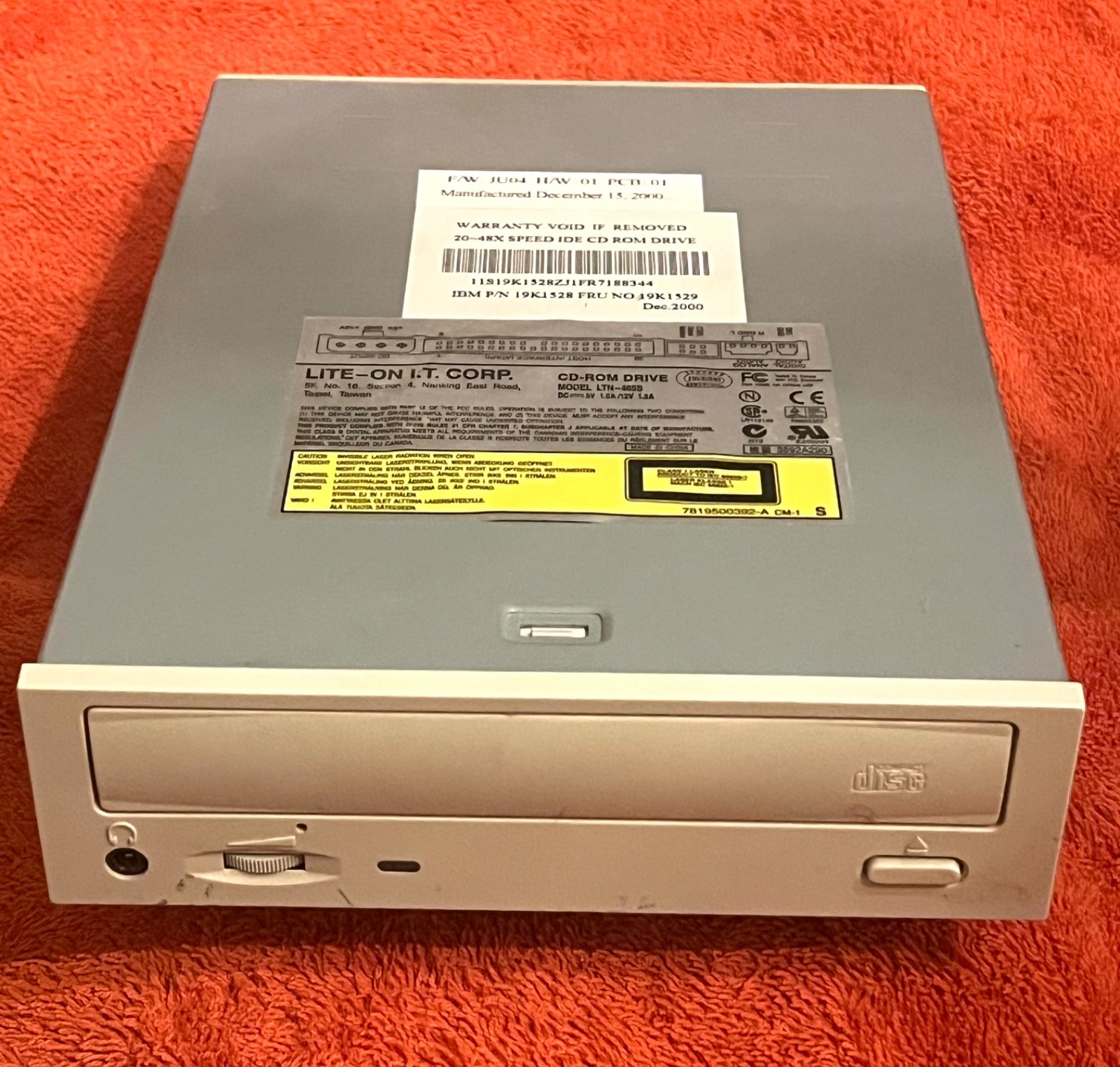 LTN-485S | Lite-On Compact Disc 48X Max CD-ROM Drive computer
