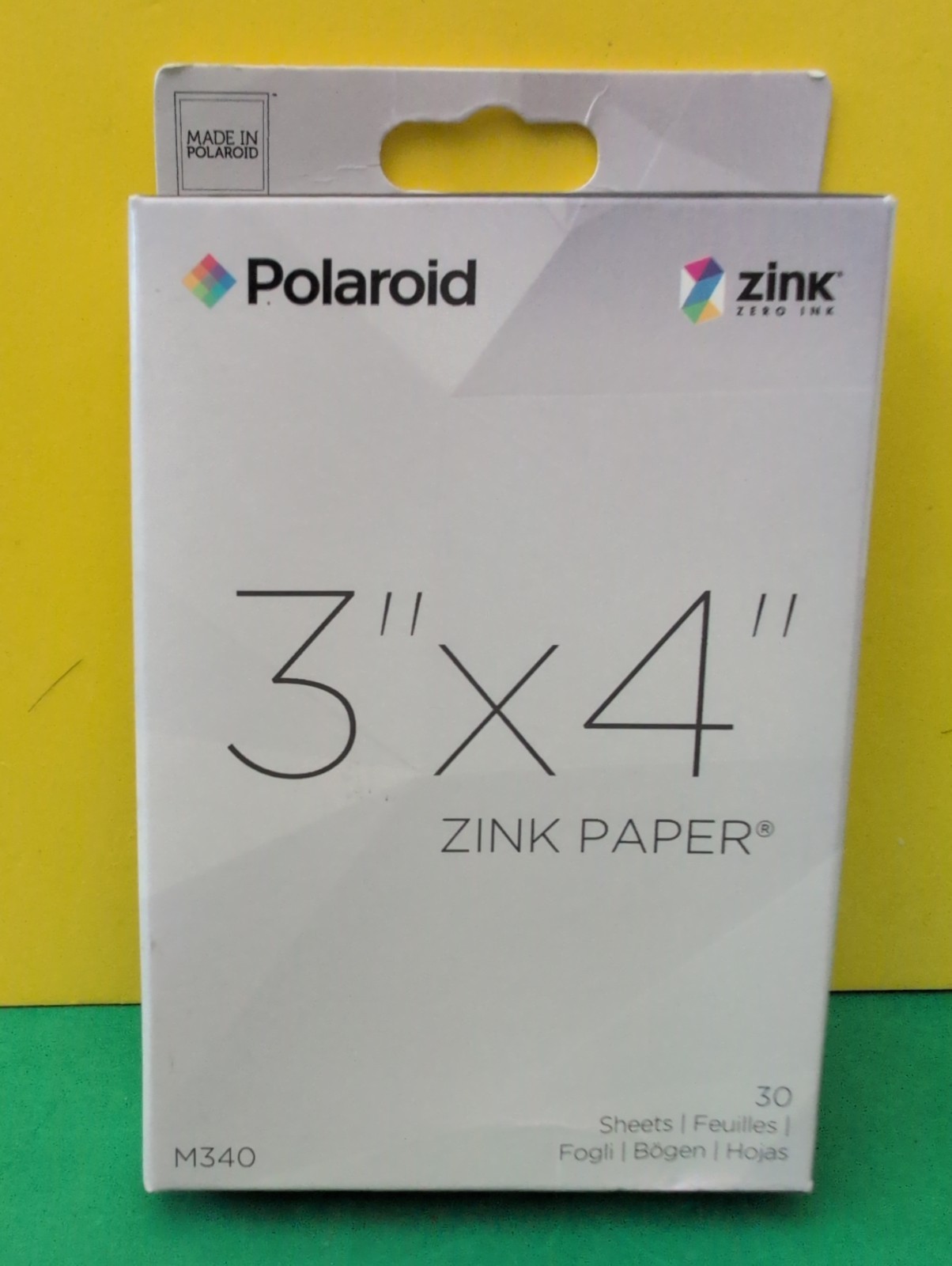20 Sheet Polaroid ZINK Paper 3” x 4” M340 New & Sealed