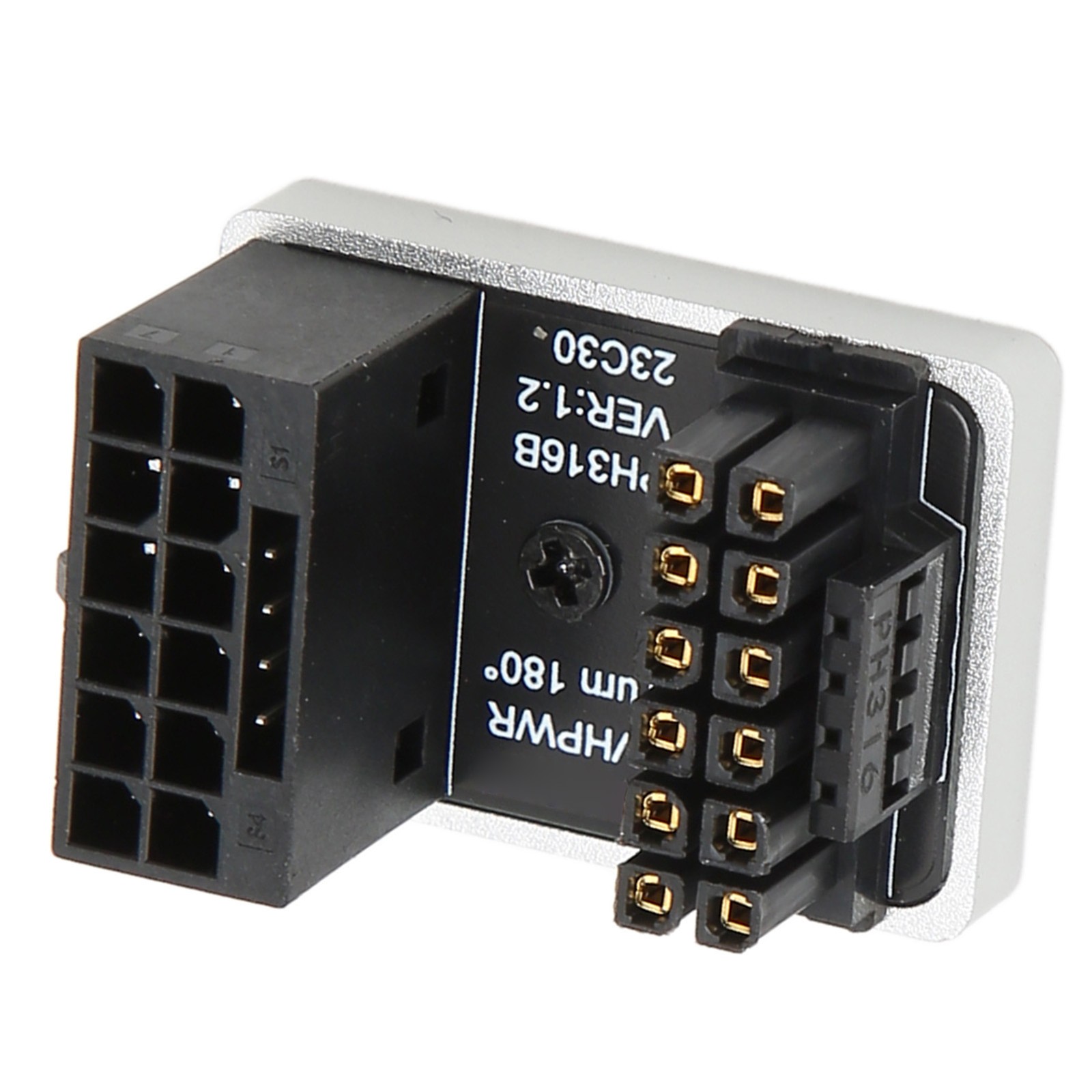 ATX 16Pin Male To 16pin Female 180 Degree Angled Adapter 12V PCIe5.0 HPWR GPU U