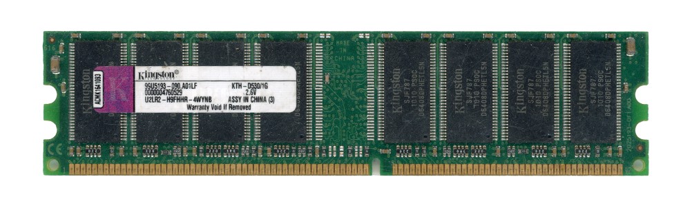 KINGSTON 1GB DDR PC3200U 400MHz KTH-D530/1G 99U5193-090.A01LF Non-ECC