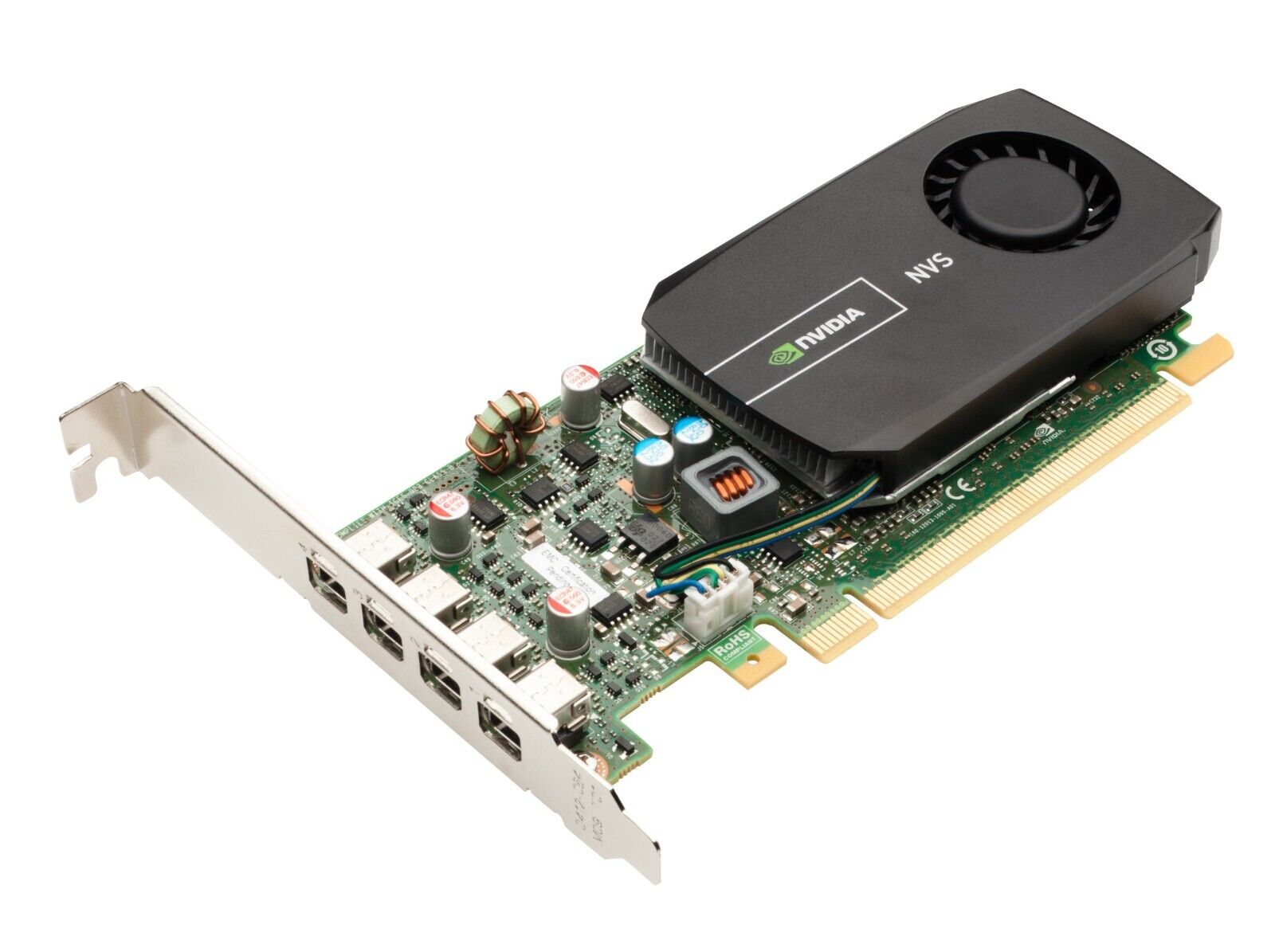 Dell Nvidia NVS 510 GDDR3 2GB PCIe 4x Mini DP Graphics Card P/N:09NPC8 Tested