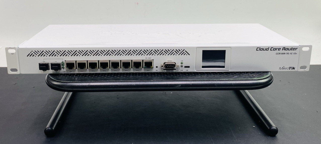 MikroTik CCR1009-7G-1C-1S+ 8-Port Gigabit Ethernet Rackmount Router