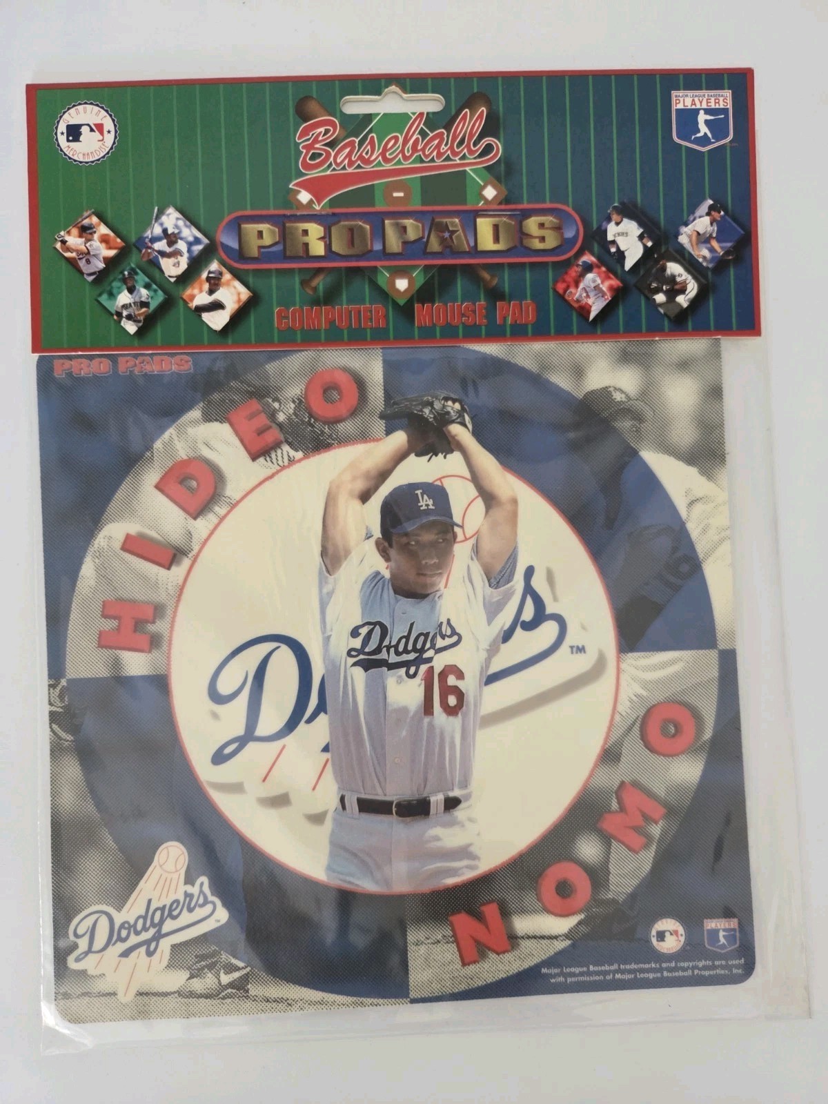 Los Angeles Dodgers Non Slip Mouse Pad Hideo Nomo