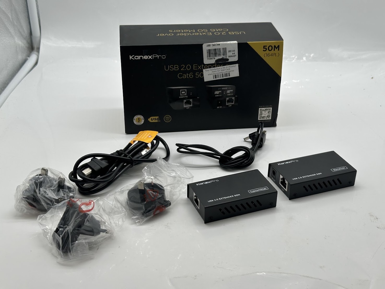 KanexPro USB 2.0 Extender over Cat6 50 Meters