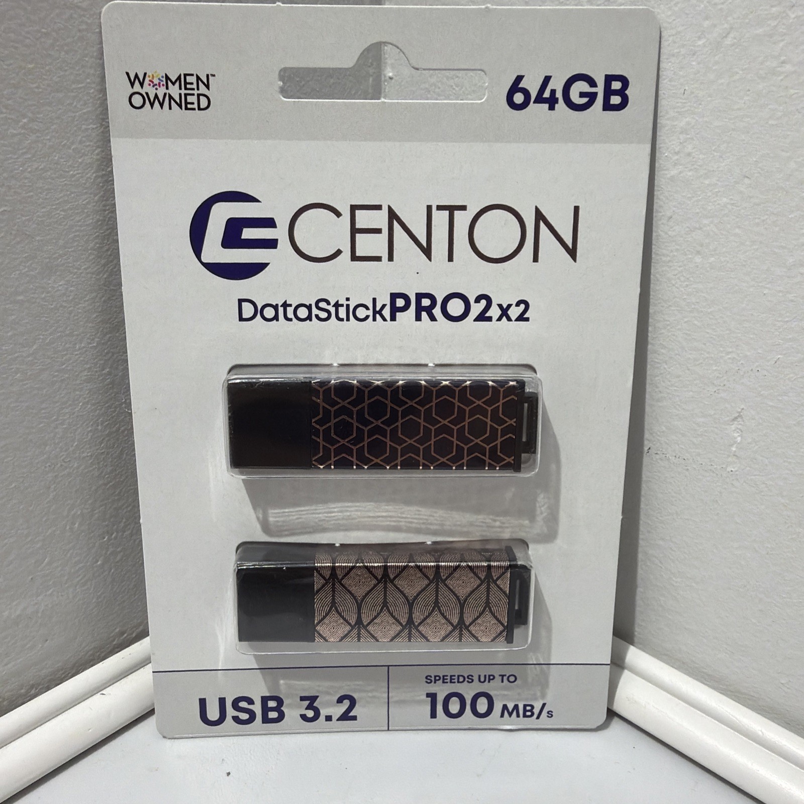 Centon 64GB DataStick Pro 2x2 USB 3.2 Flash Drive - New In Box
