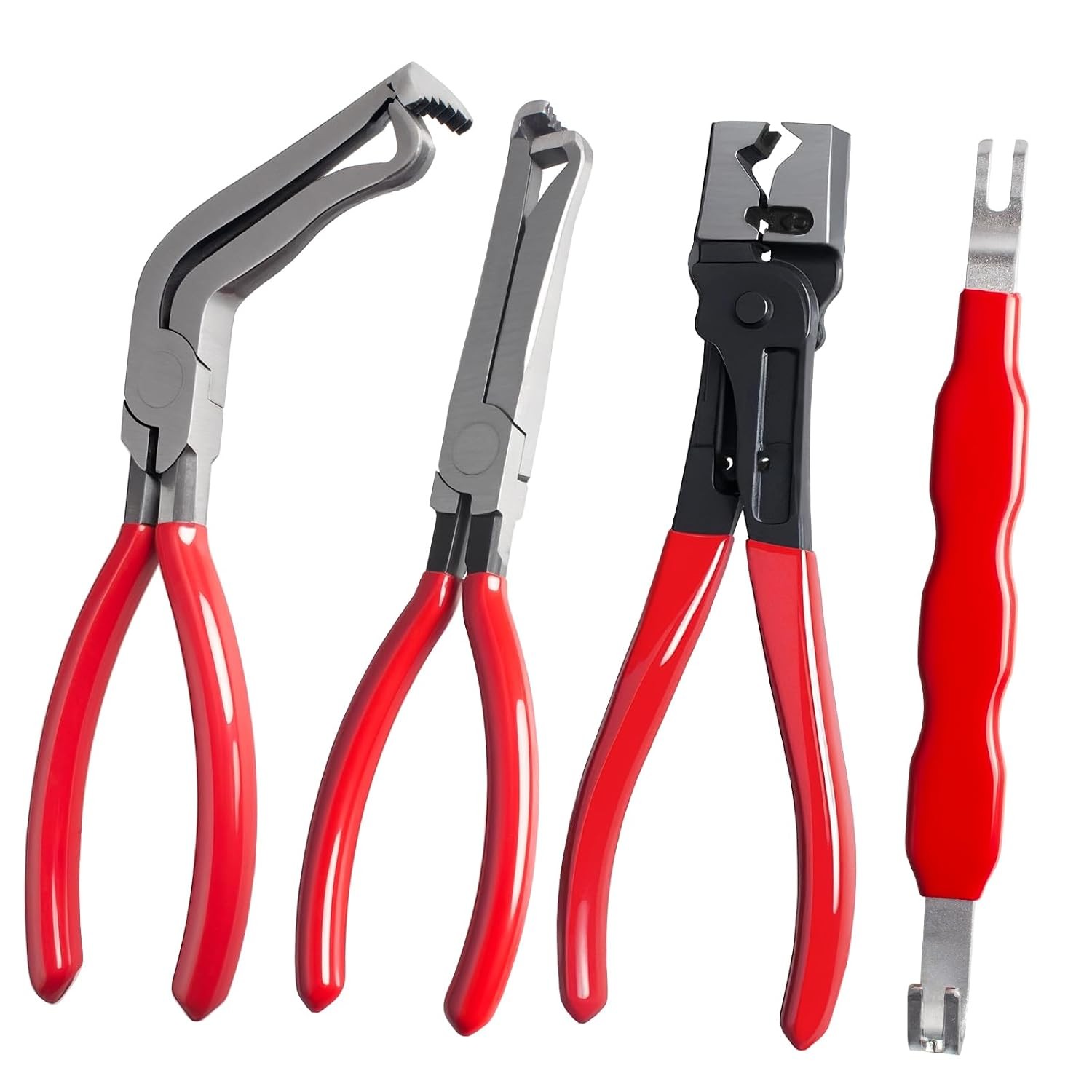 Automotive Electrical Disconnect Pliers Set 4 Pieces Electrical Connector Tools
