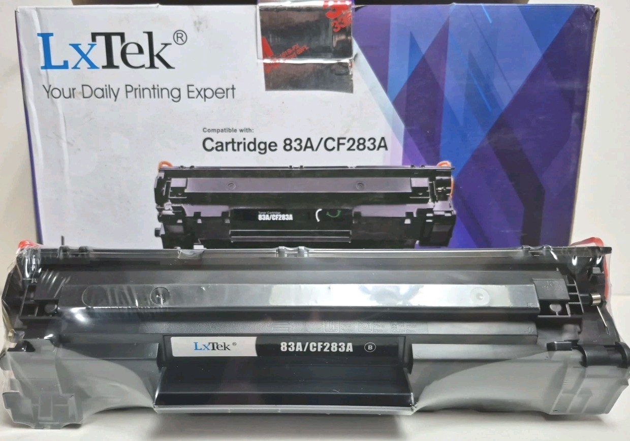 LxTek 1 Black Toner Cartridge 83A/CF283A New Sealed 83A