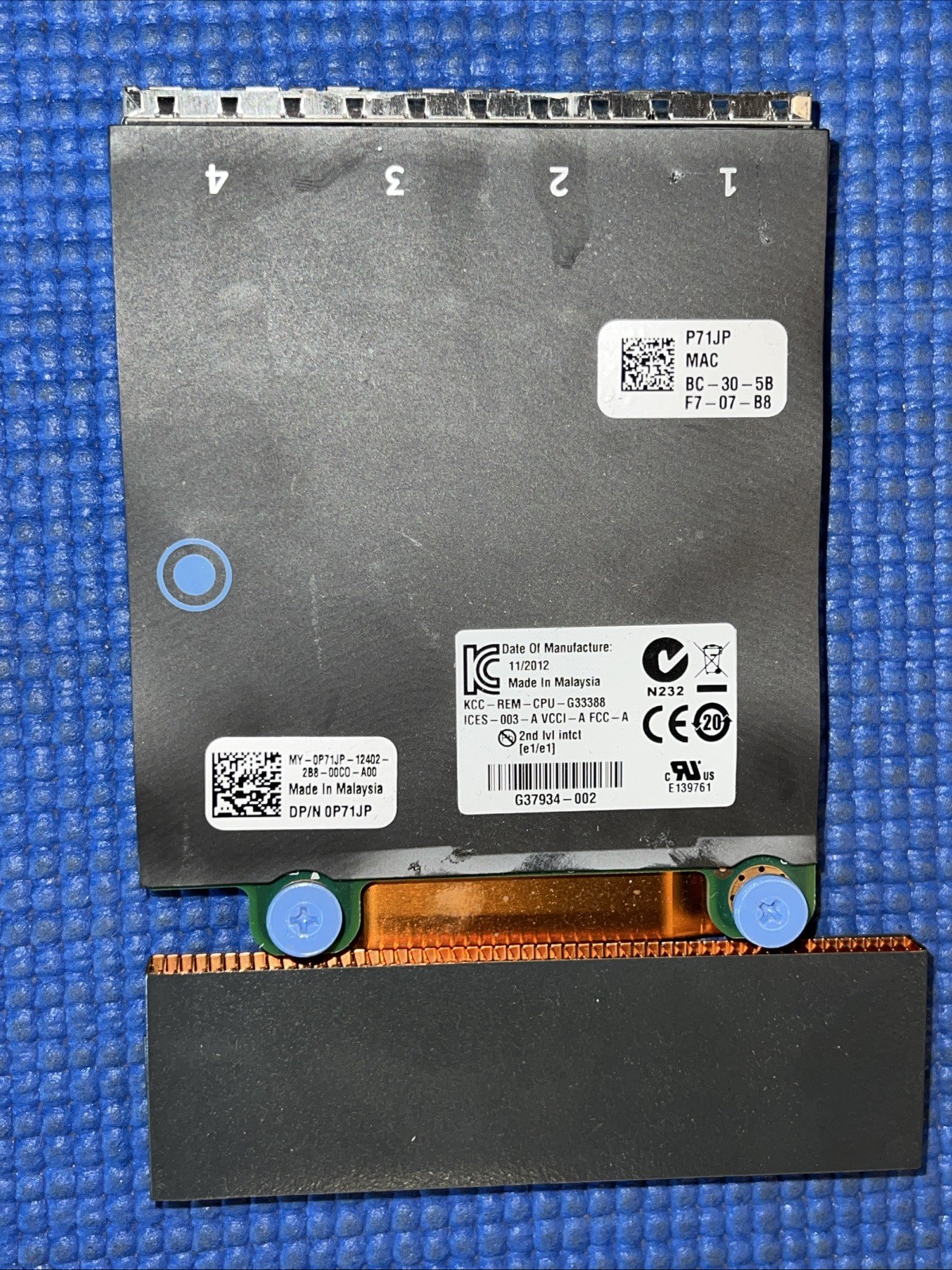 Dell X540 Quad-Port 10Gbps/1Gbps Network Adapter (0P71JP)