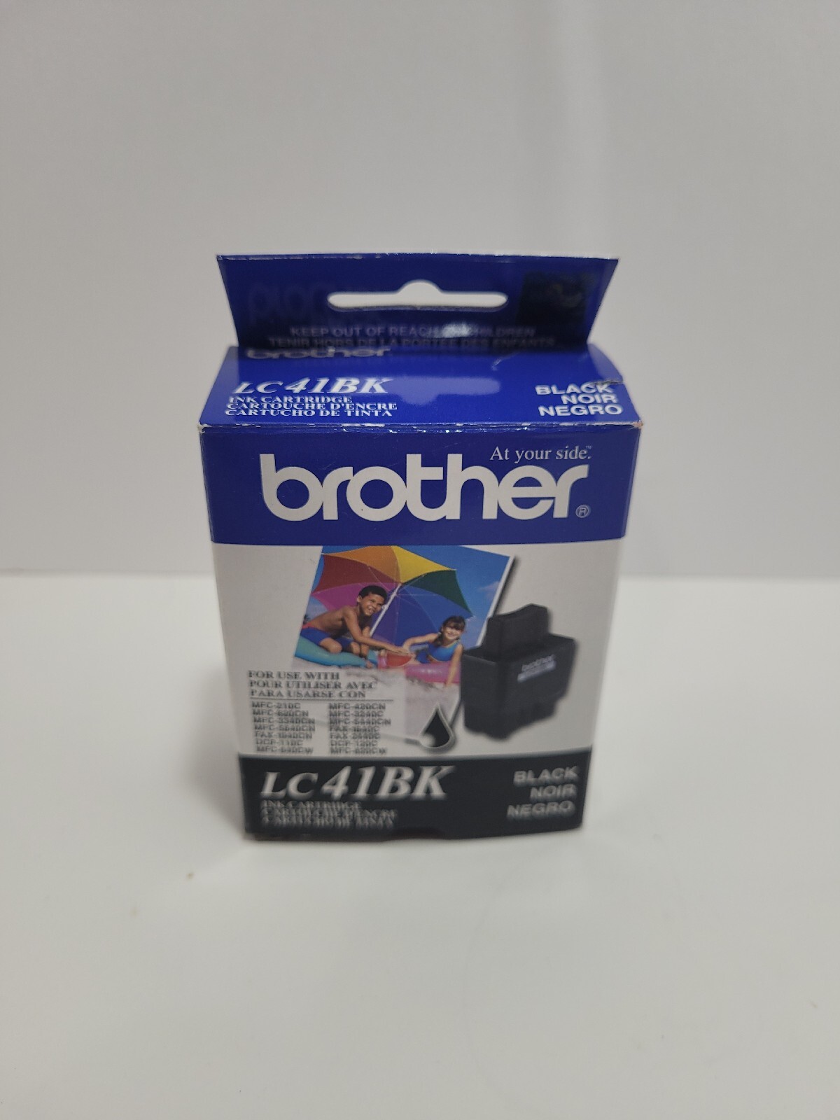 Brother LC41BK Black Ink Cartridge OEM New Genuine 