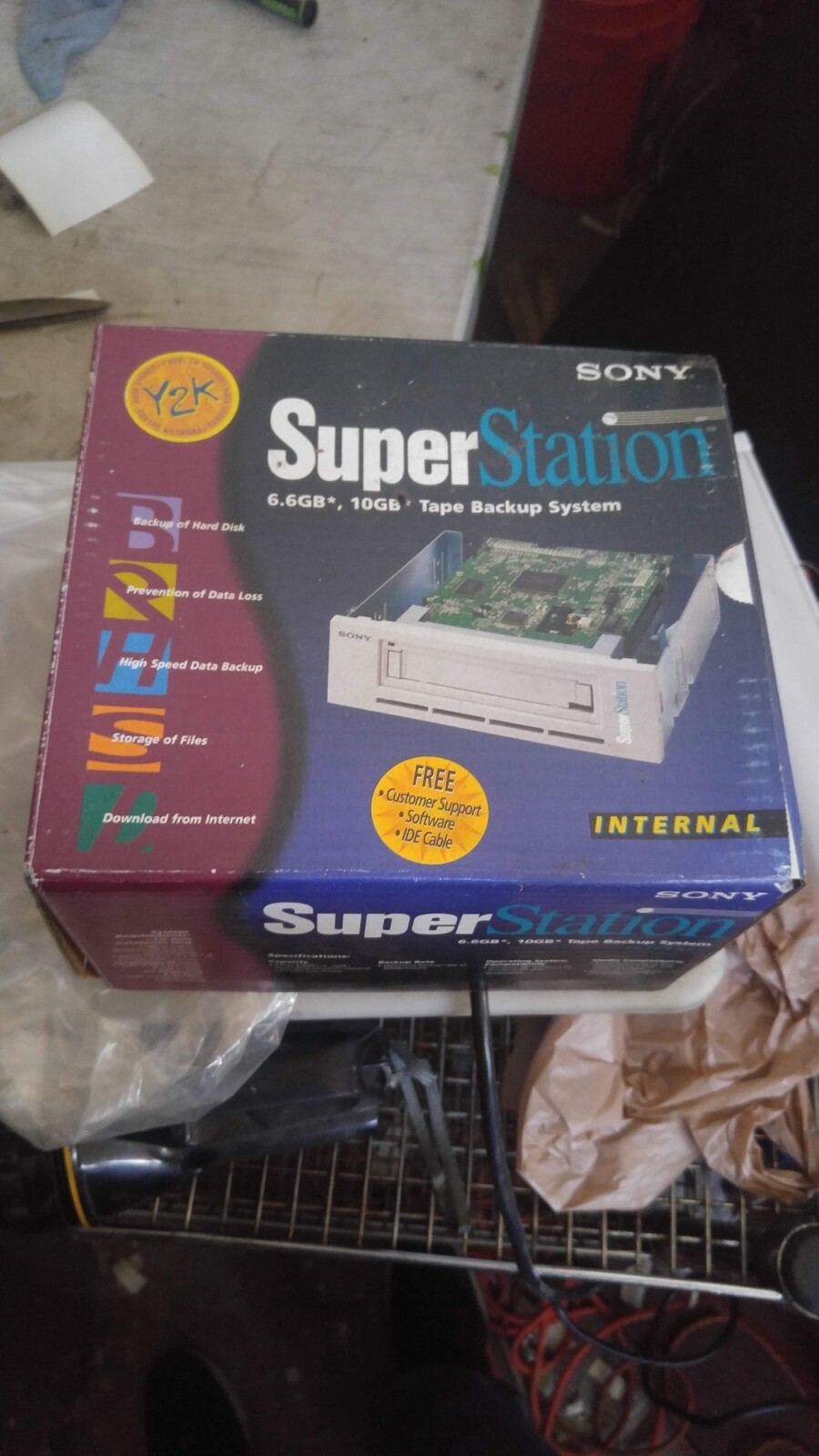 Sony Superstation 10GB INT Data Tape Streamer Backup Drive SS-INT NEW NIB