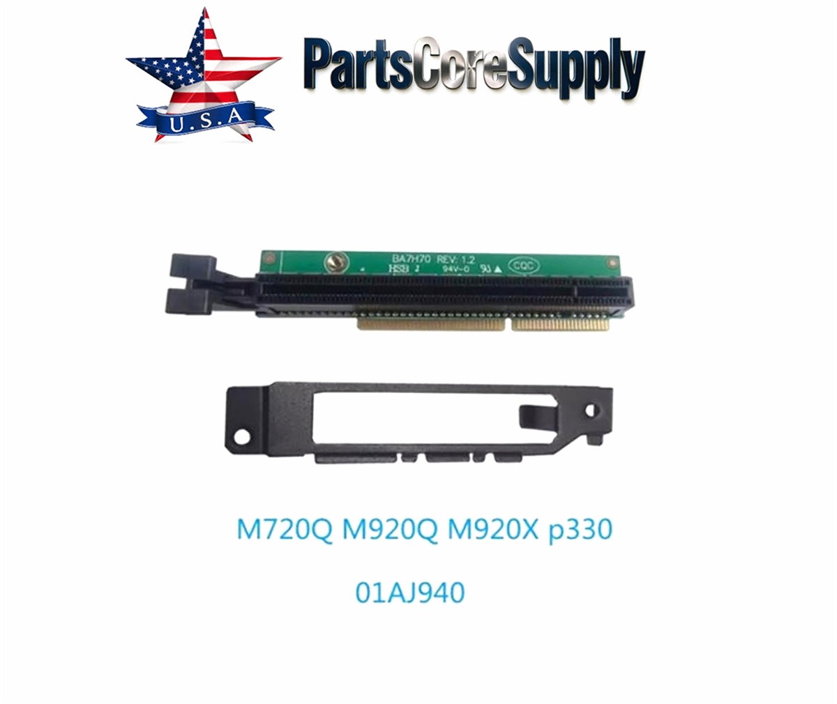 01AJ940 ThinkCentre M920x M720q P330Tiny5 PCIE16 expansion card w/Baffle USK