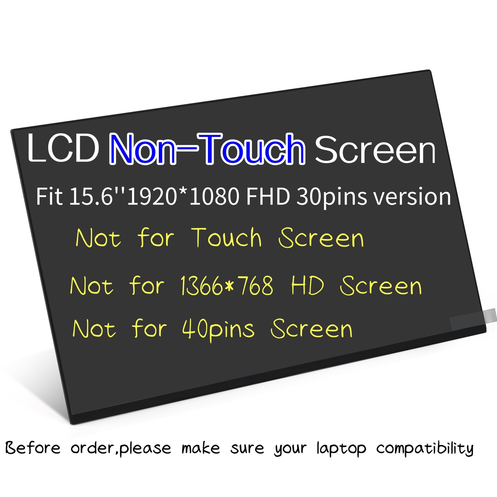 LP156WFC(SP)(M1) LP156WFC-SPM1 LED LCD Screen FHD 1920x1080 30pins Display 15.6"