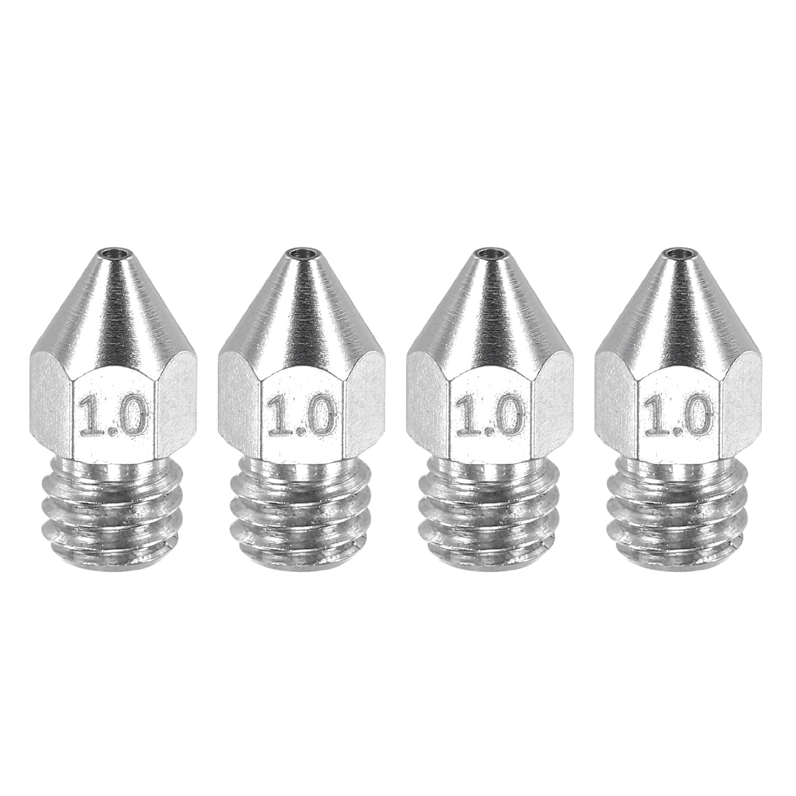 4 x MK8 Nozzles 1mm 3D Printer Extruder Nozzle for 3mm Filament